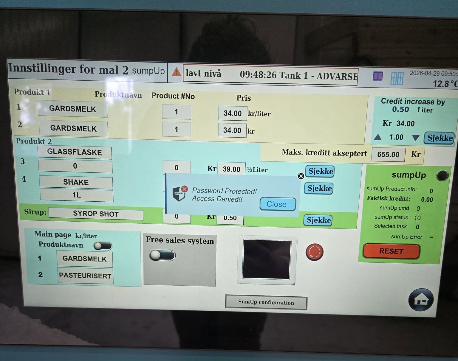 HMI panel Weinview 15.6″
